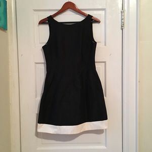 Haltston Heritage black dress with white stripe
